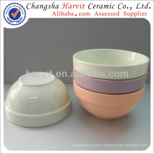 Crockery Empilhável Bowl Set China Ceramic Bowl Set Fabricante Grés Color Glaze Stackable Bowls